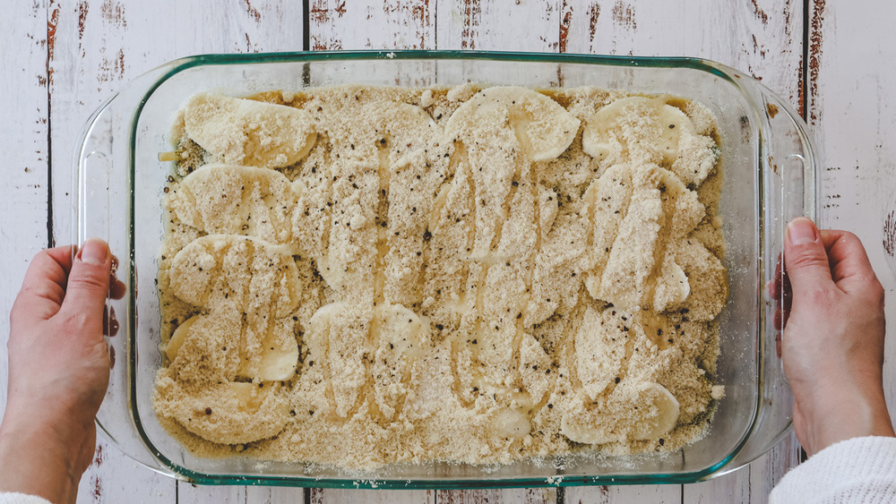 casserole in a baking dish