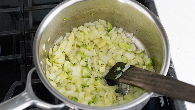 veggies in a pot 