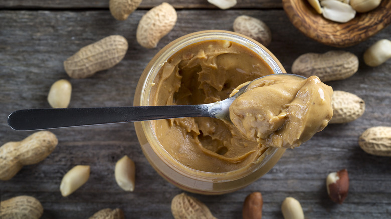 Spoonful of peanut butter