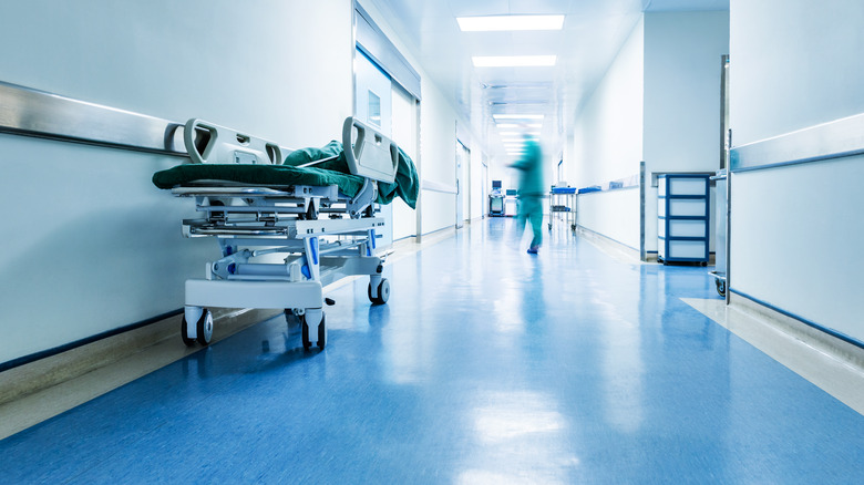 View of hospital hallway