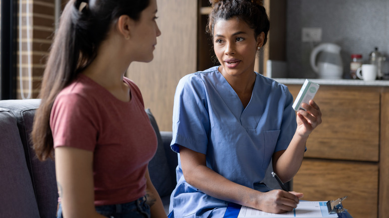 nurse making house call