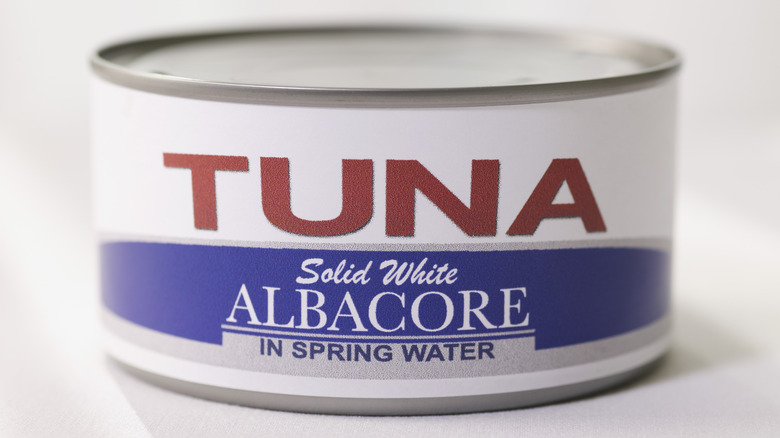 Can of albacore tuna