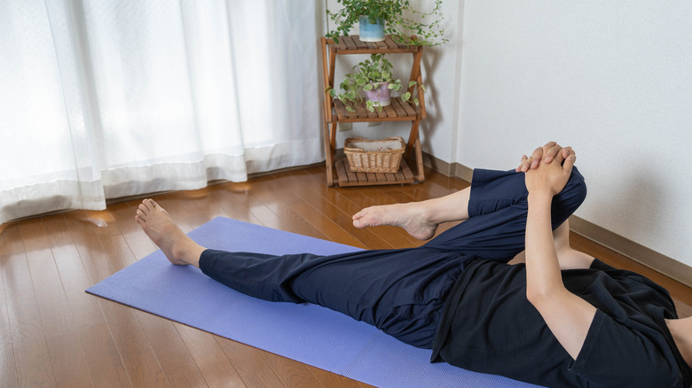 Man holding a stretch