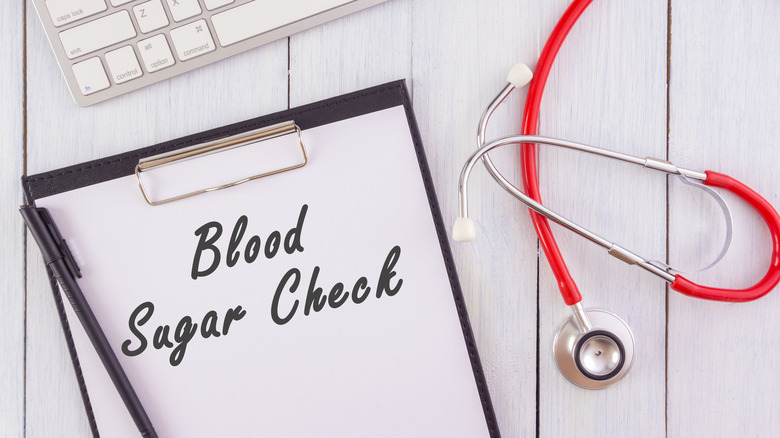 blood sugar chart