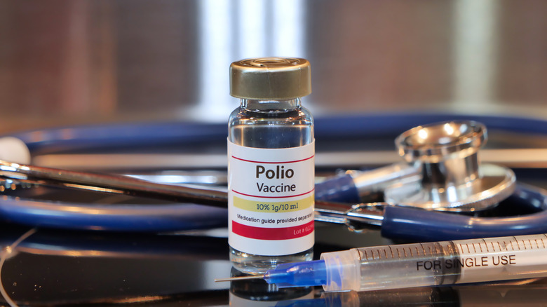 Polio vaccine vial 