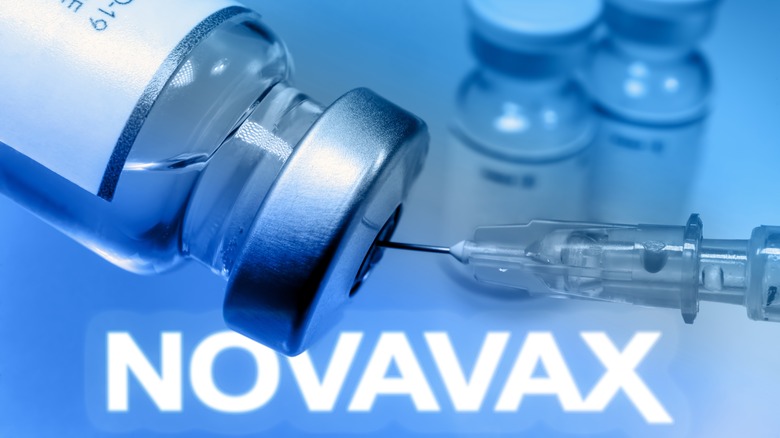 Novavax vaccine vials 