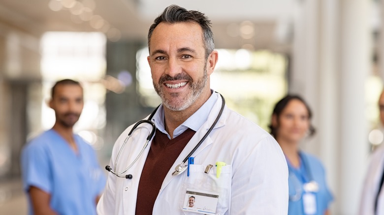 team of doctors smiling