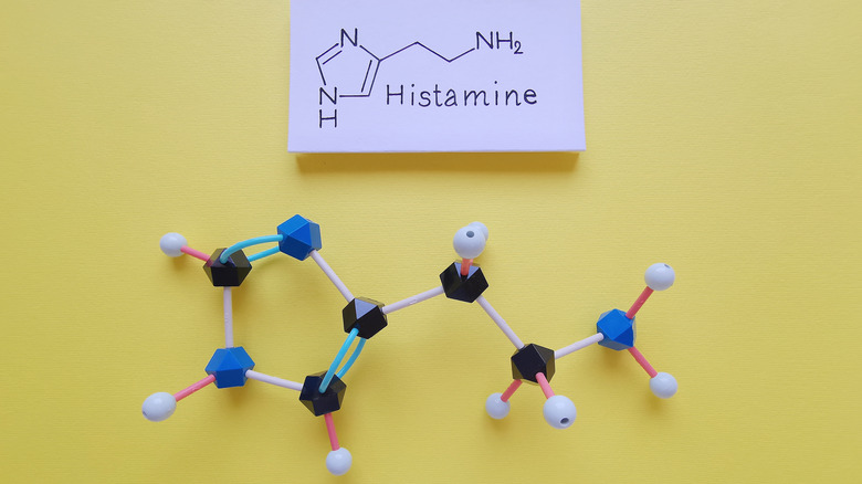 Molecular model of histamine