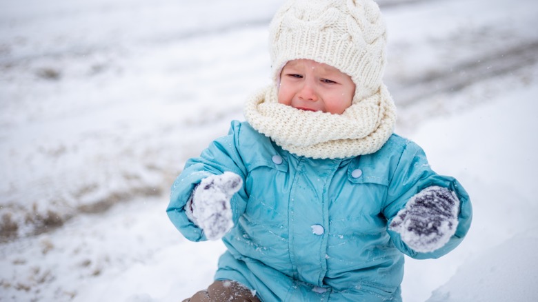 A baby at risk for hypothermia