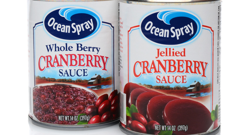 Ocean Spray cranberry sauce 