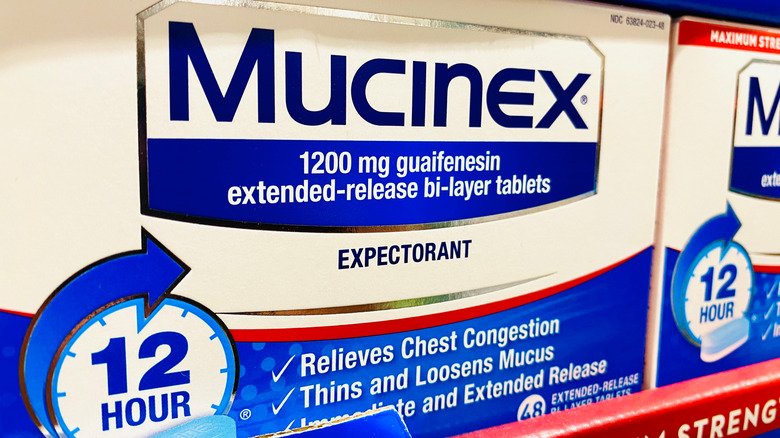 Package of mucinex