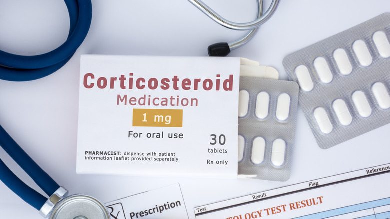 Corticosteroid pills and prescription 