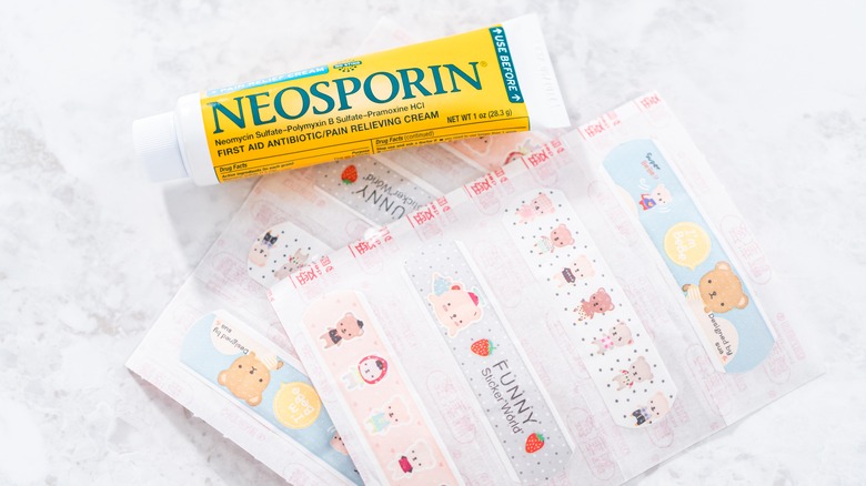 Neosporin with bandaids