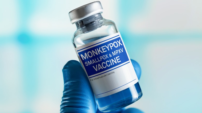 Monkeypox vaccine vial