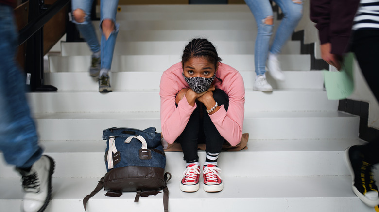 college student feeling alone at school