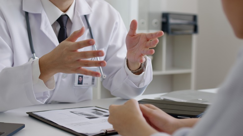 doctor having consultation with patient