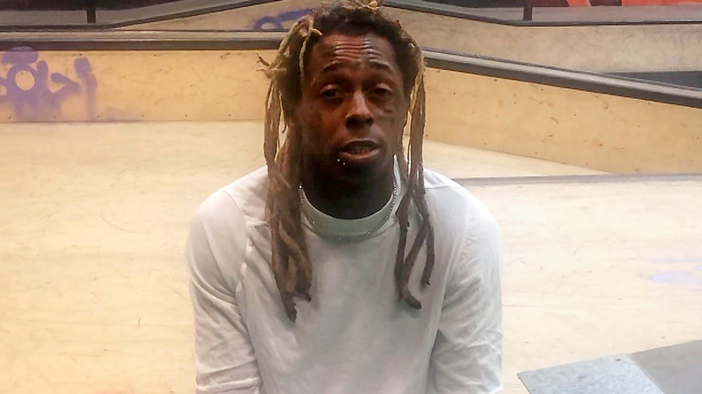 Lil Wayne in 2020, looking thoughtful 
