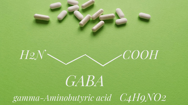 GABA structure and white pills