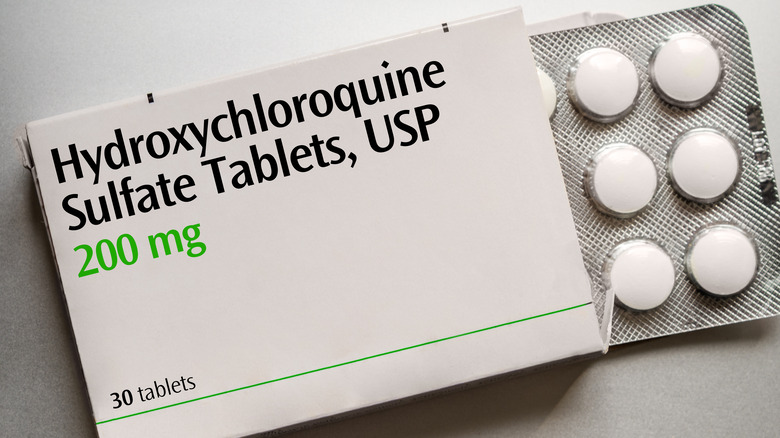 hydroxychloroquine tablets in box