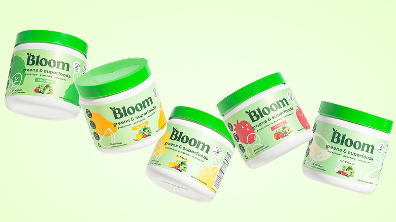 Bloom Nutrition greens and superfoods products