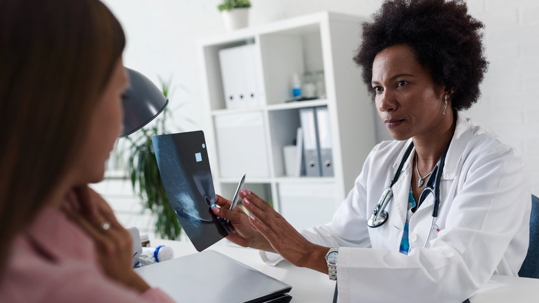 female doctor and patient