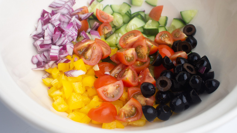 Mediterranean lentil salad recipe