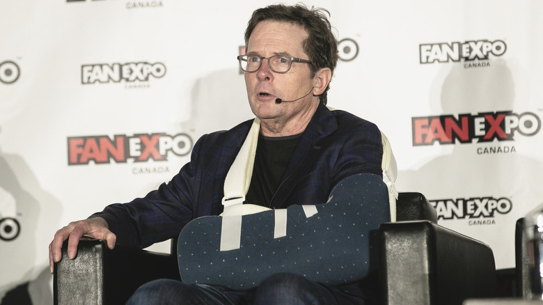 Michael J. Fox at an event at the Metro Toronto Convention Center in 2018