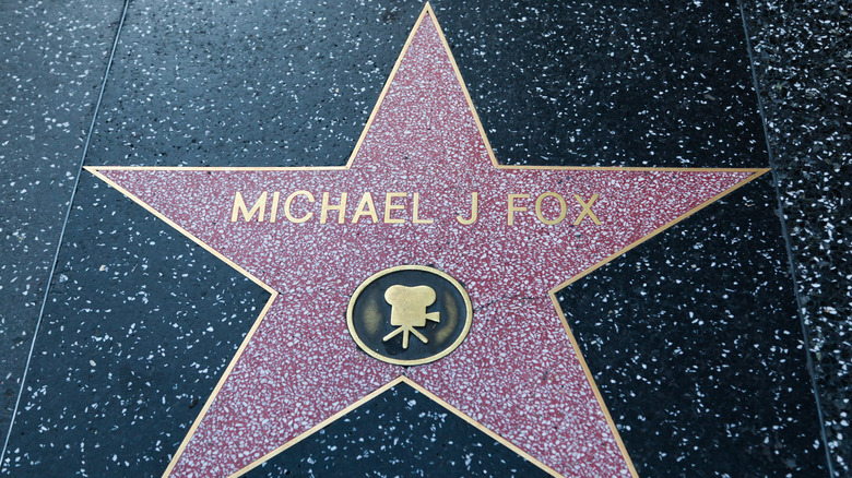 Michael J. Fox's star on The Hollywood Walk of Fame
