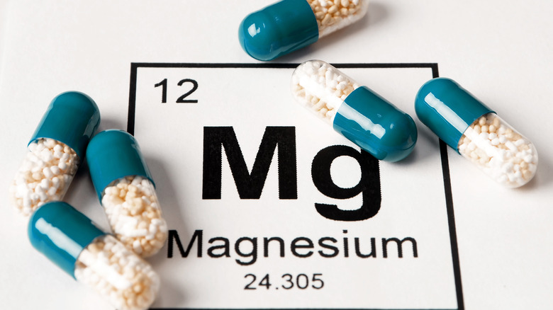 magnesium from periodic table with pills