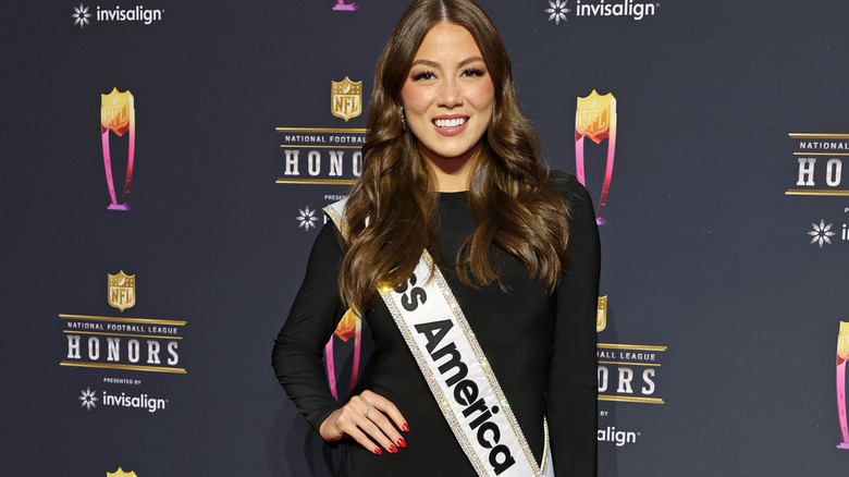 Emma Broyles with Miss America sash