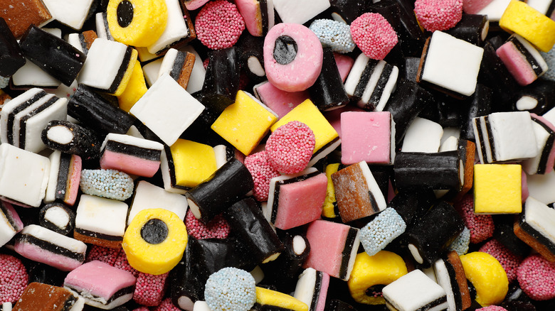 assorted licorice candy