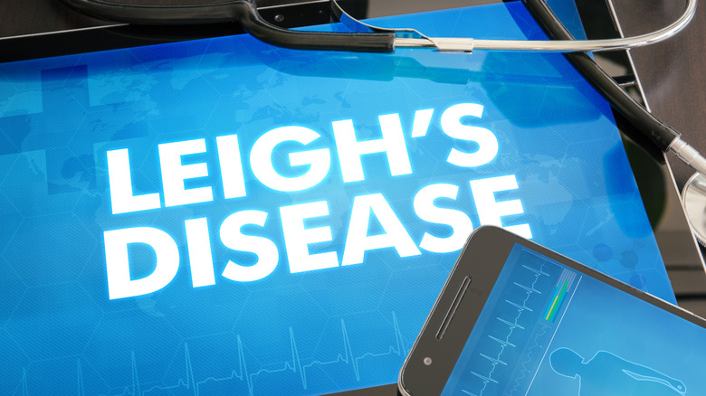 "LEIGH'S DISEASE" written on tablet 
