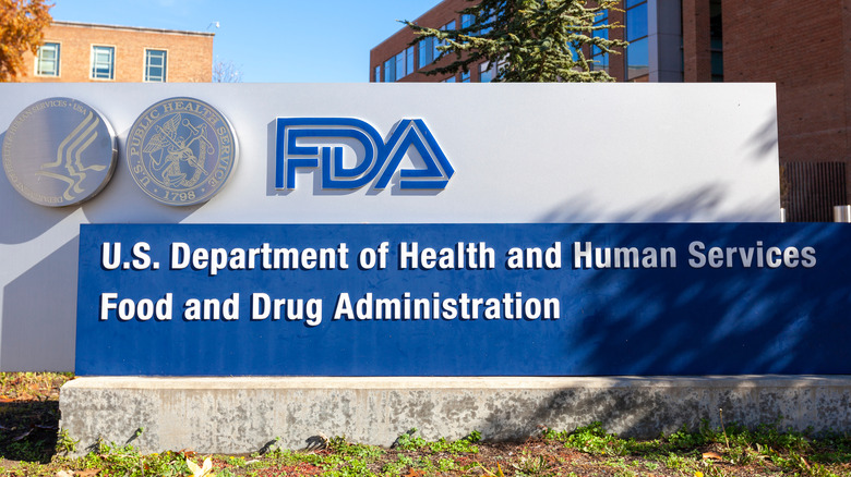 FDA sign and buildings