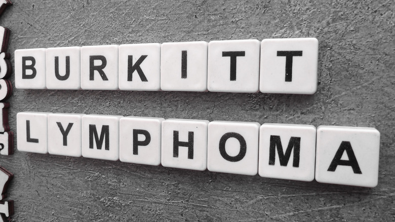 The words 'Burkitt Lymphoma' written out