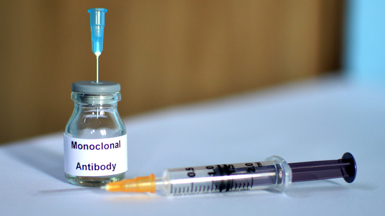 Vial of monoclonal antibody