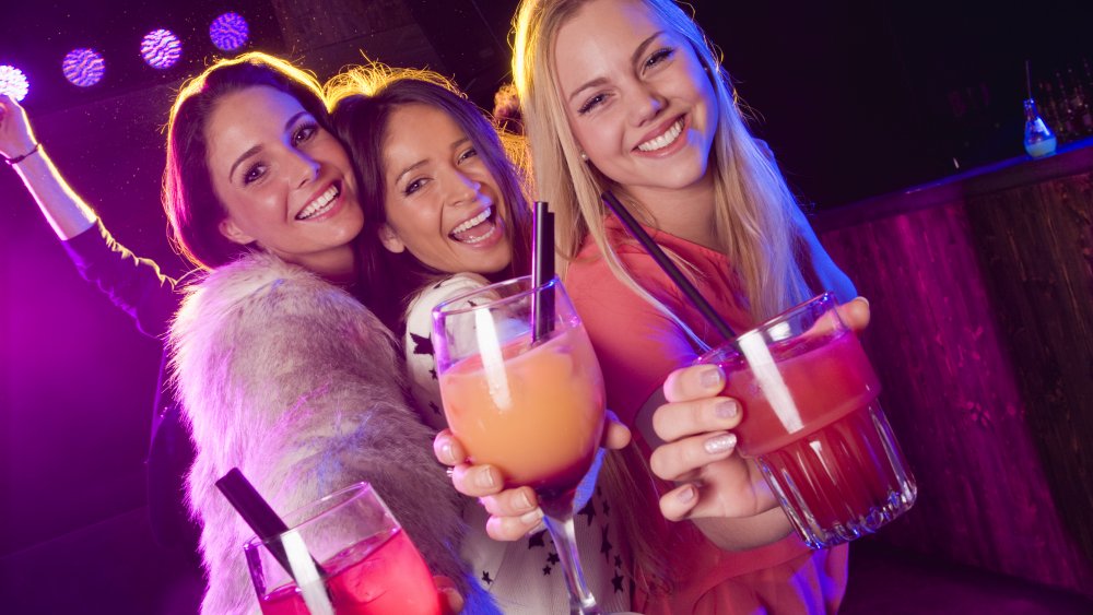 women with cocktails