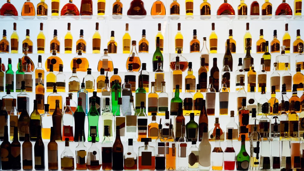 liquor shelf