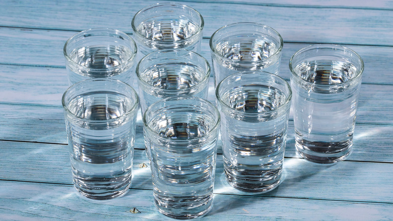 eight glasses of water hydration