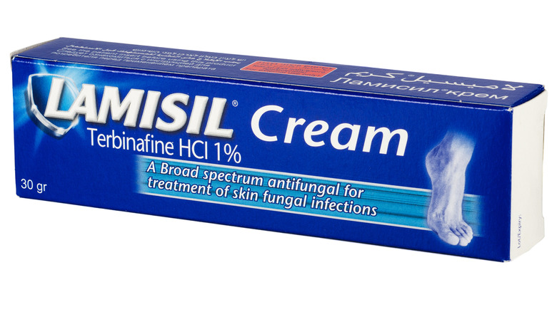 box of Lamisil antifungal cream