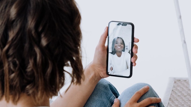 Woman on a video call with a Newtopia coach