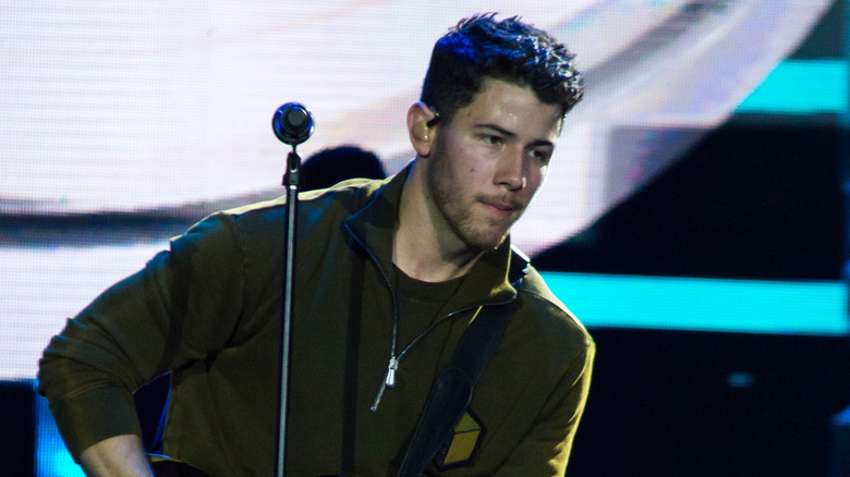 Nick Jonas performing
