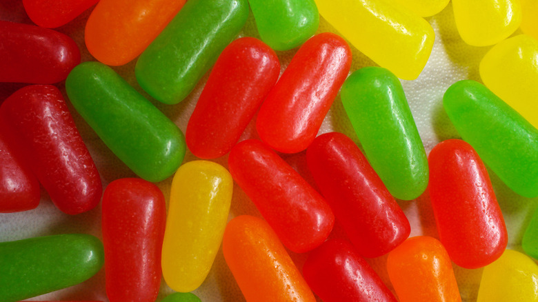 Candy with artificial food coloring