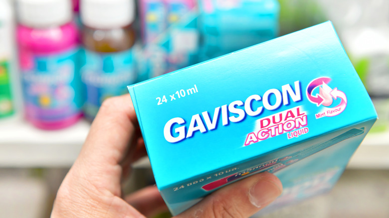 Gaviscon liquid in a box