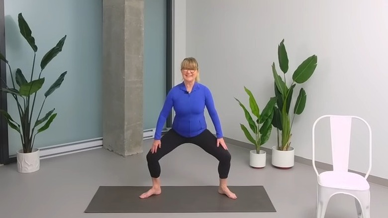 Miranda Esmonde-White demonstrating a workout