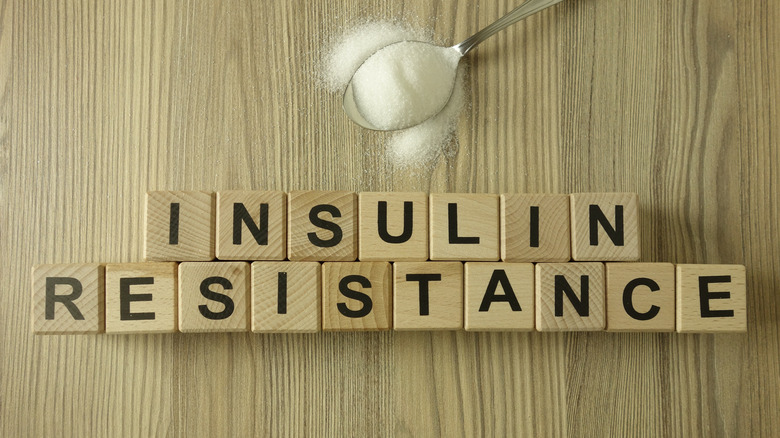 insulin resistance spelled with blocks