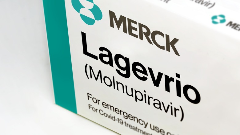 Molnupiravir box from Merck