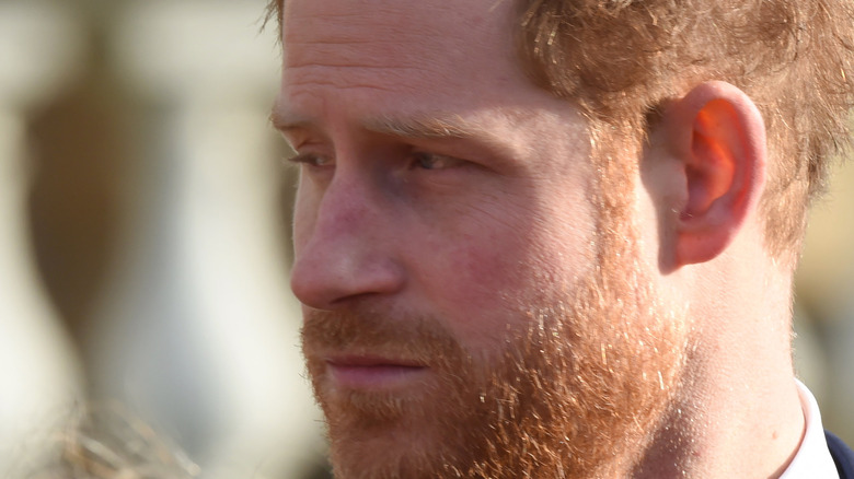 Prince Harry at a Rugby event