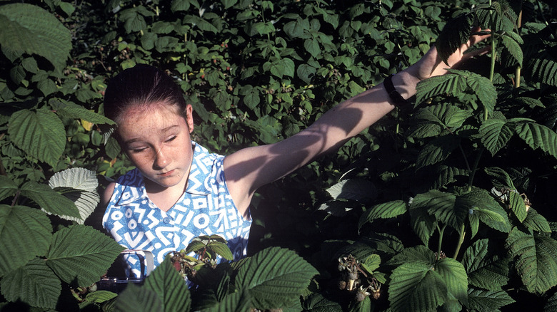 Anna Cannings in garden