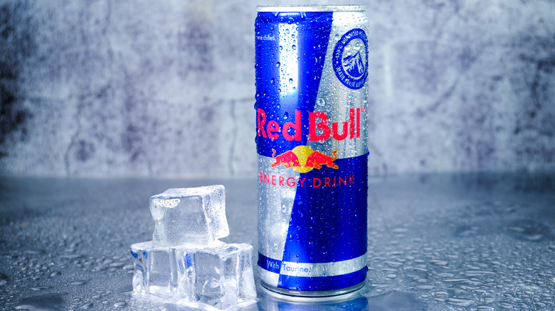 Red bull can