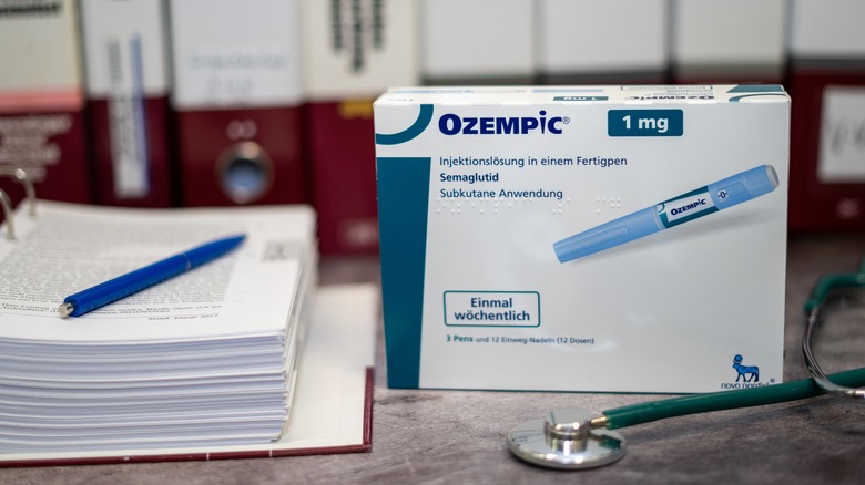 box of Ozempic prescription drug